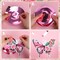 Whaline 30Pcs Butterfly Floral Hanging Swirl Decoration Vintage Summer Ceiling Hanging Spirals Watercolor Flower Hanging Ornaments